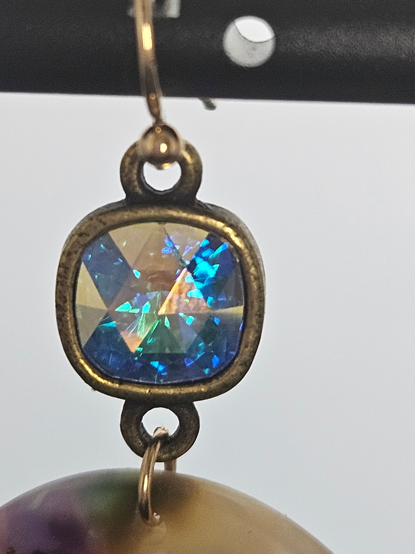 Aurora Elegance Multi-Colored Earrings With Austrian Crystal