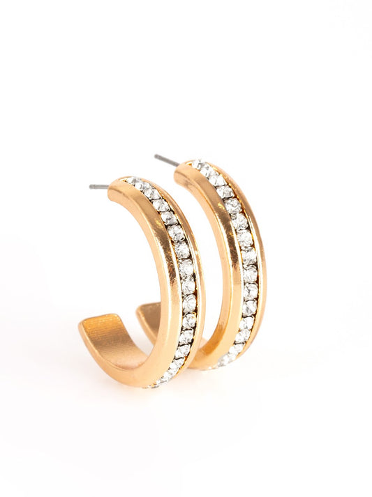5th Avenue Fashionista Gold Earrings