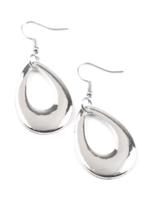 All Allure, All The Time Silver Earrings