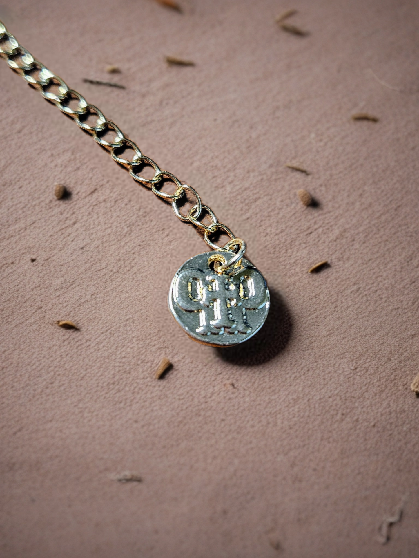 Azure Cascade Iridescent Necklace