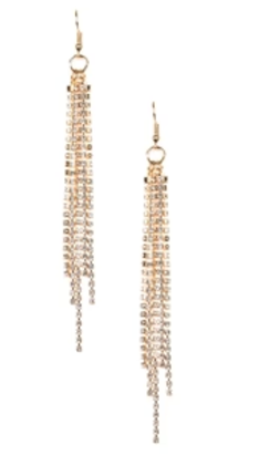 Center Stage Status Gold Earrings