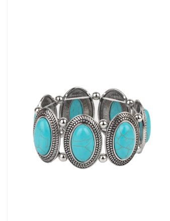Until The Cows Come HOMESTEAD Blue Bracelet