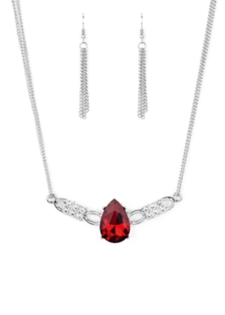 Way To Make An Entrance Red Necklace