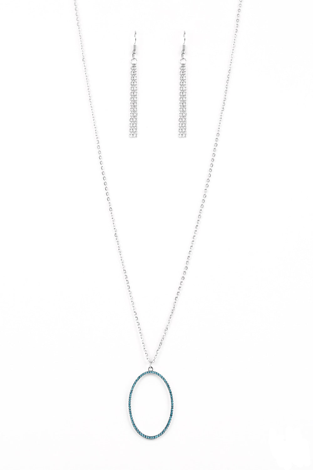 A Dazzling Distraction Blue Necklace