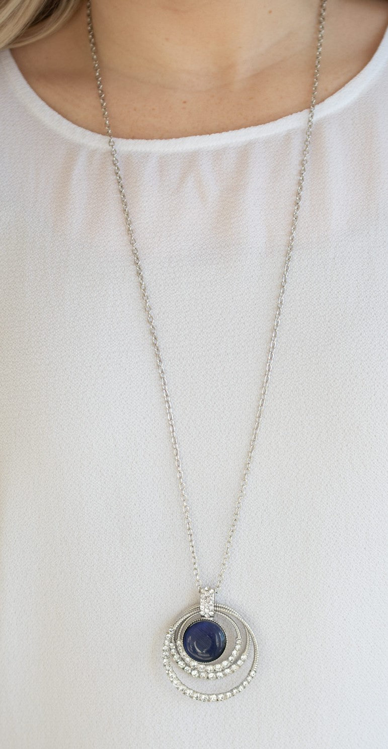 A Diamond A Day Blue Moonstone Necklace