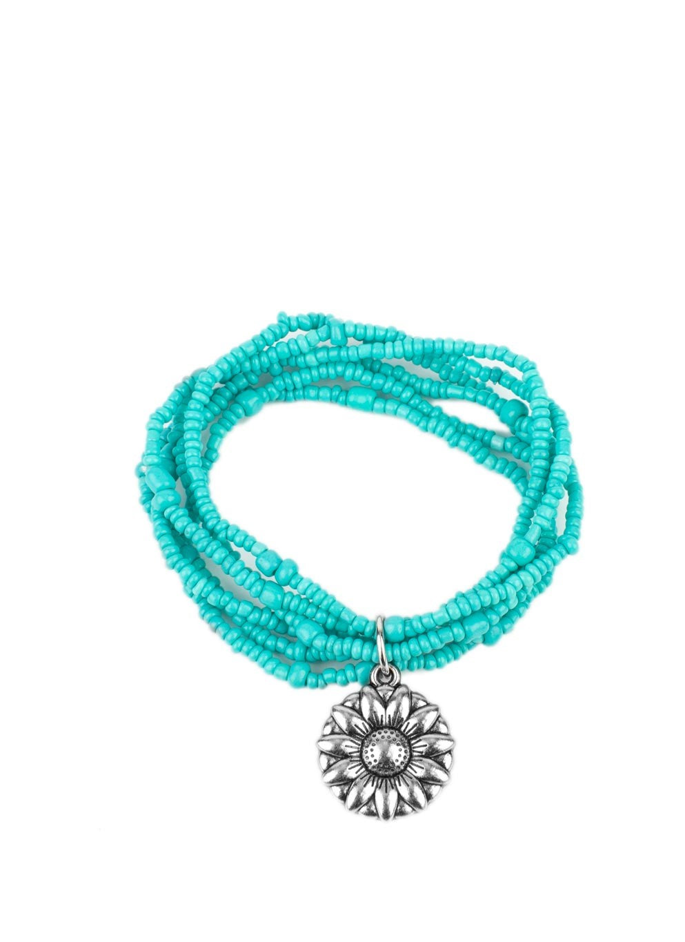 Badlands Botany Blue Stretch Bracelet