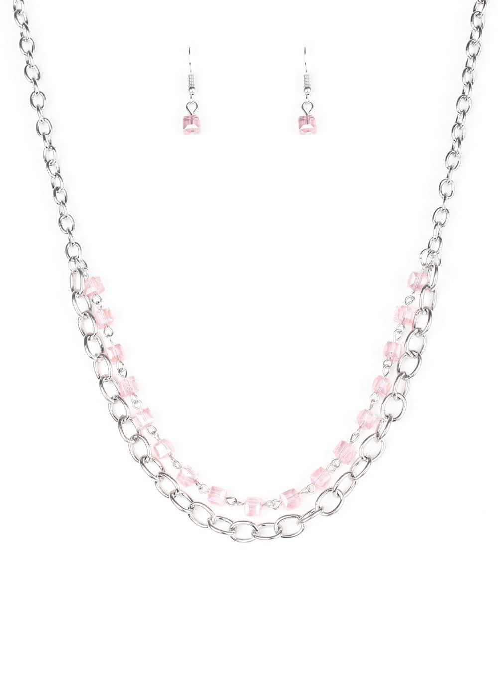 Block Party Princess Pink Necklace