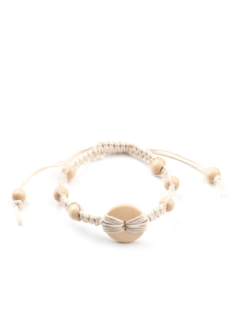 The Road KNOT Taken White Pull-Tie Bracelet