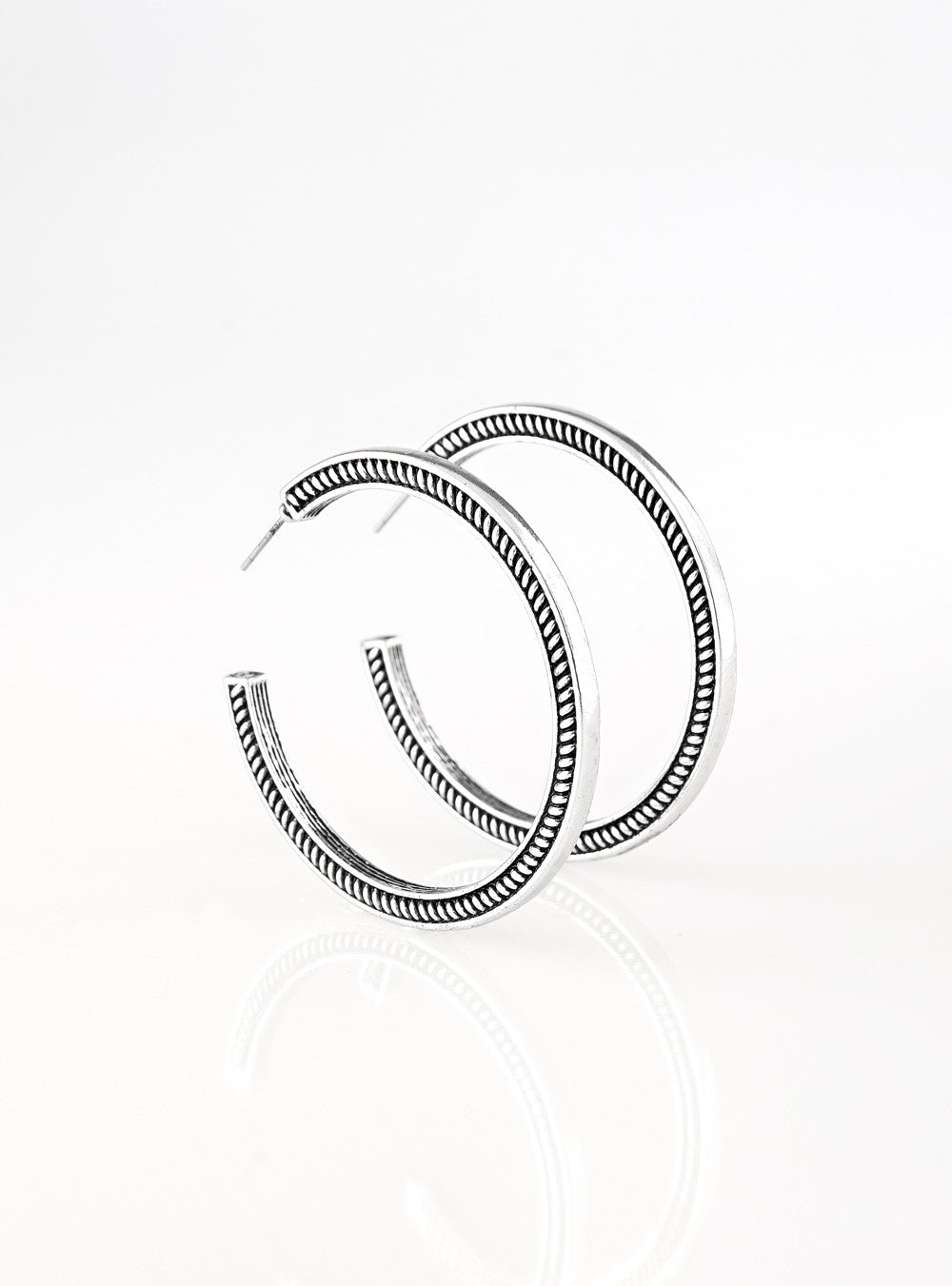 This Is My Tribe Silver Earrings
