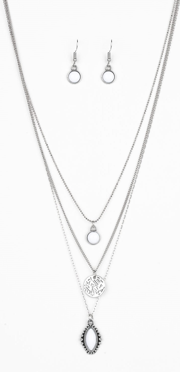 Tide Drifter White Necklace