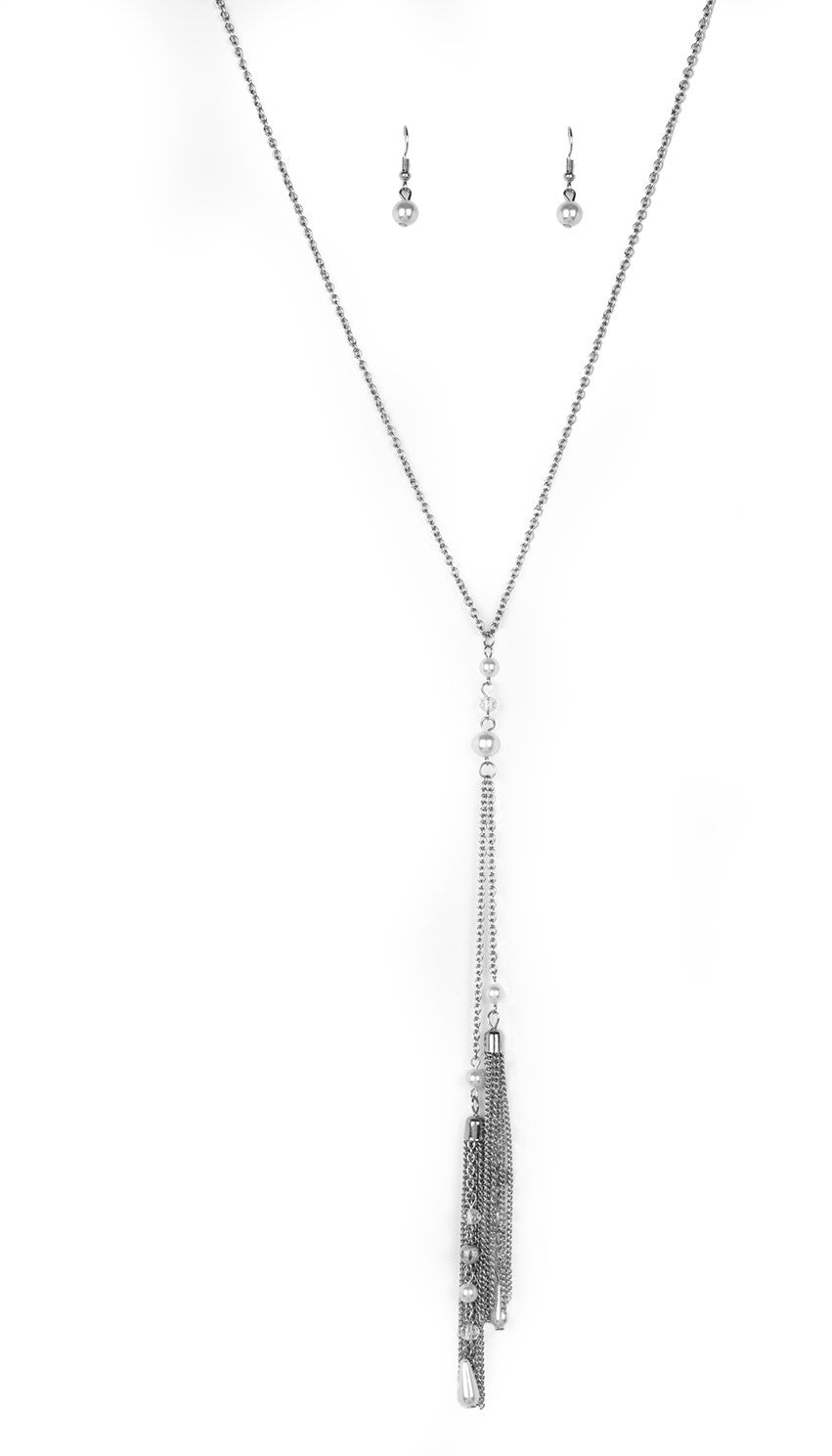 Timeless Tassels White Necklace