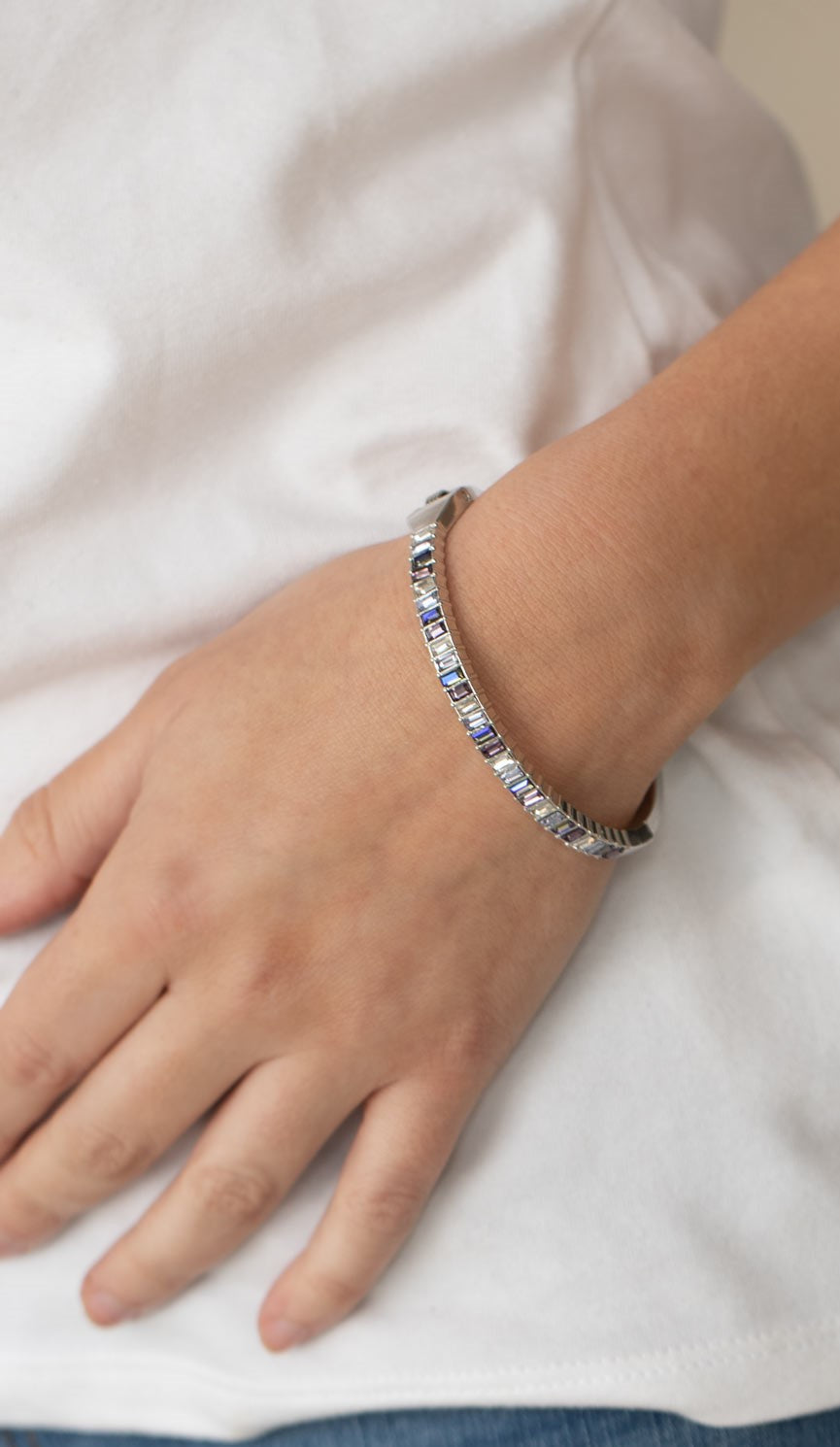 Toast To Twinkle Purple Hinge Bracelet