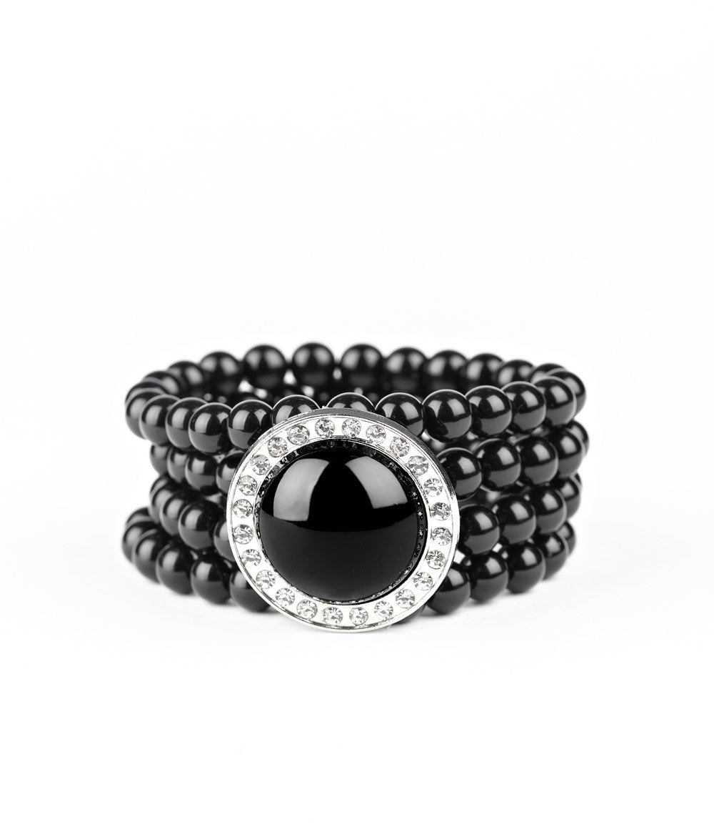 Top Tier Twinkle Black Stretch Bracelet