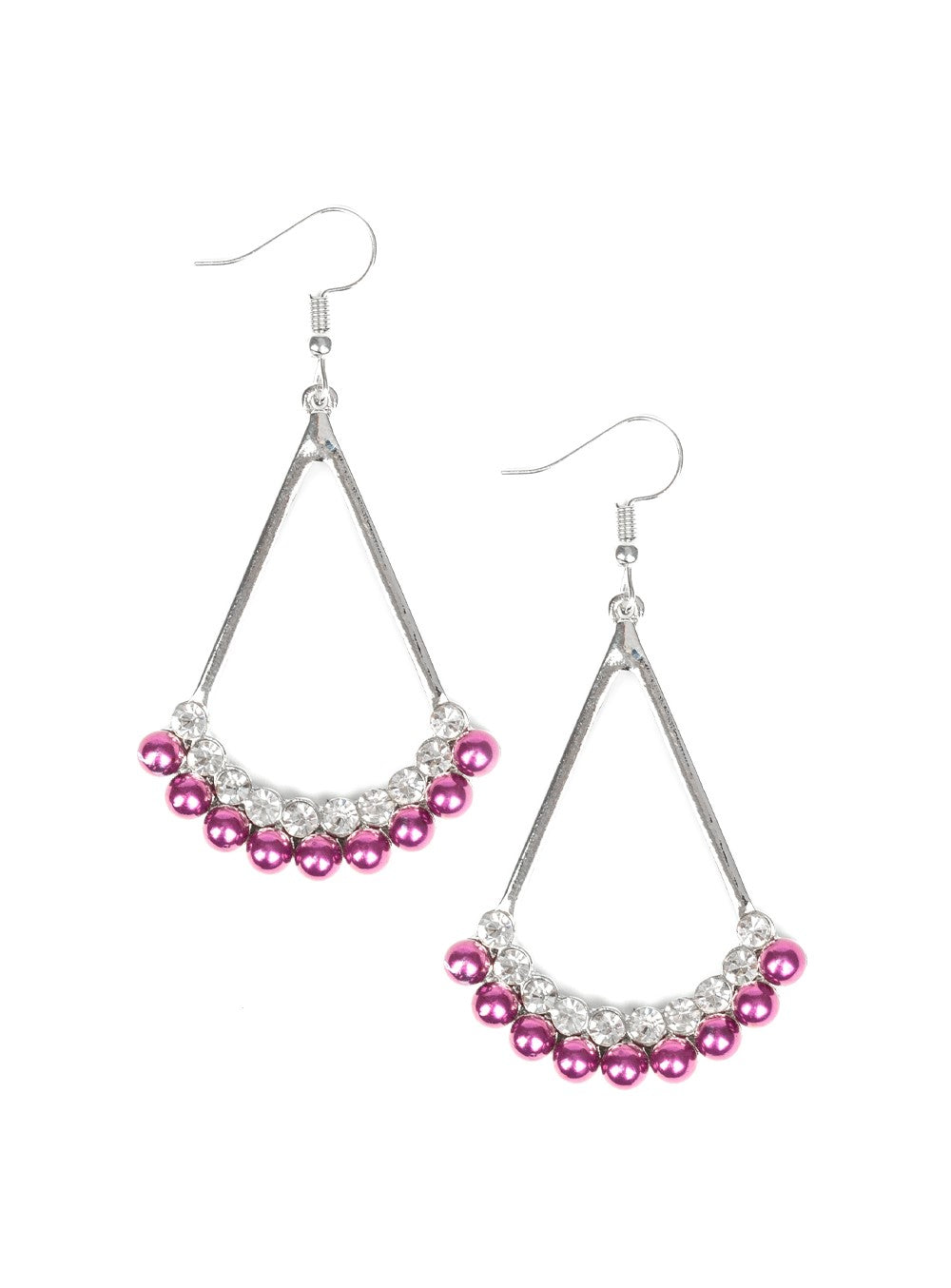 Top To Bottom Purple Earrings