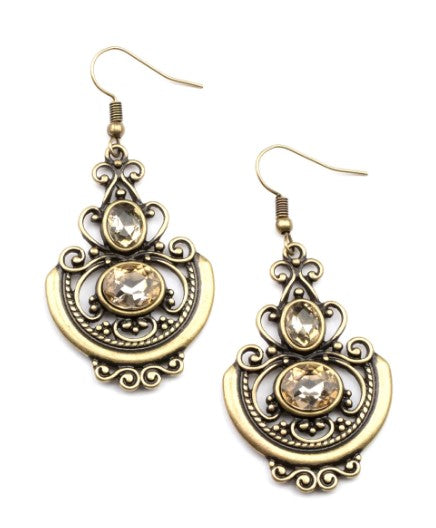 Unlimited Vacation Brass Earrings
