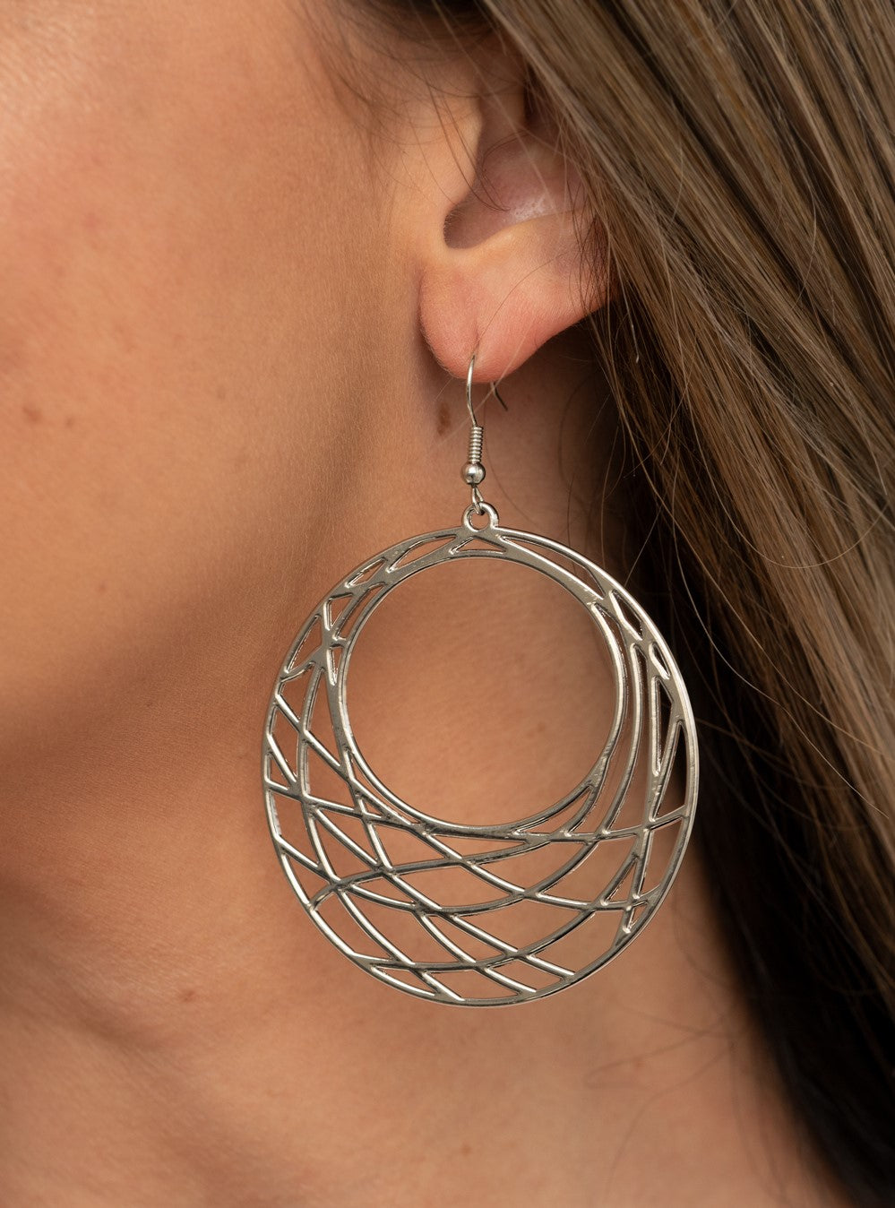 Urban Lineup Silver Earrings