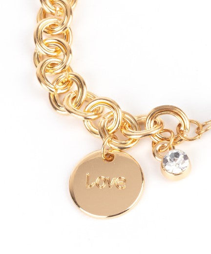 Lovable Luster Gold Bracelet