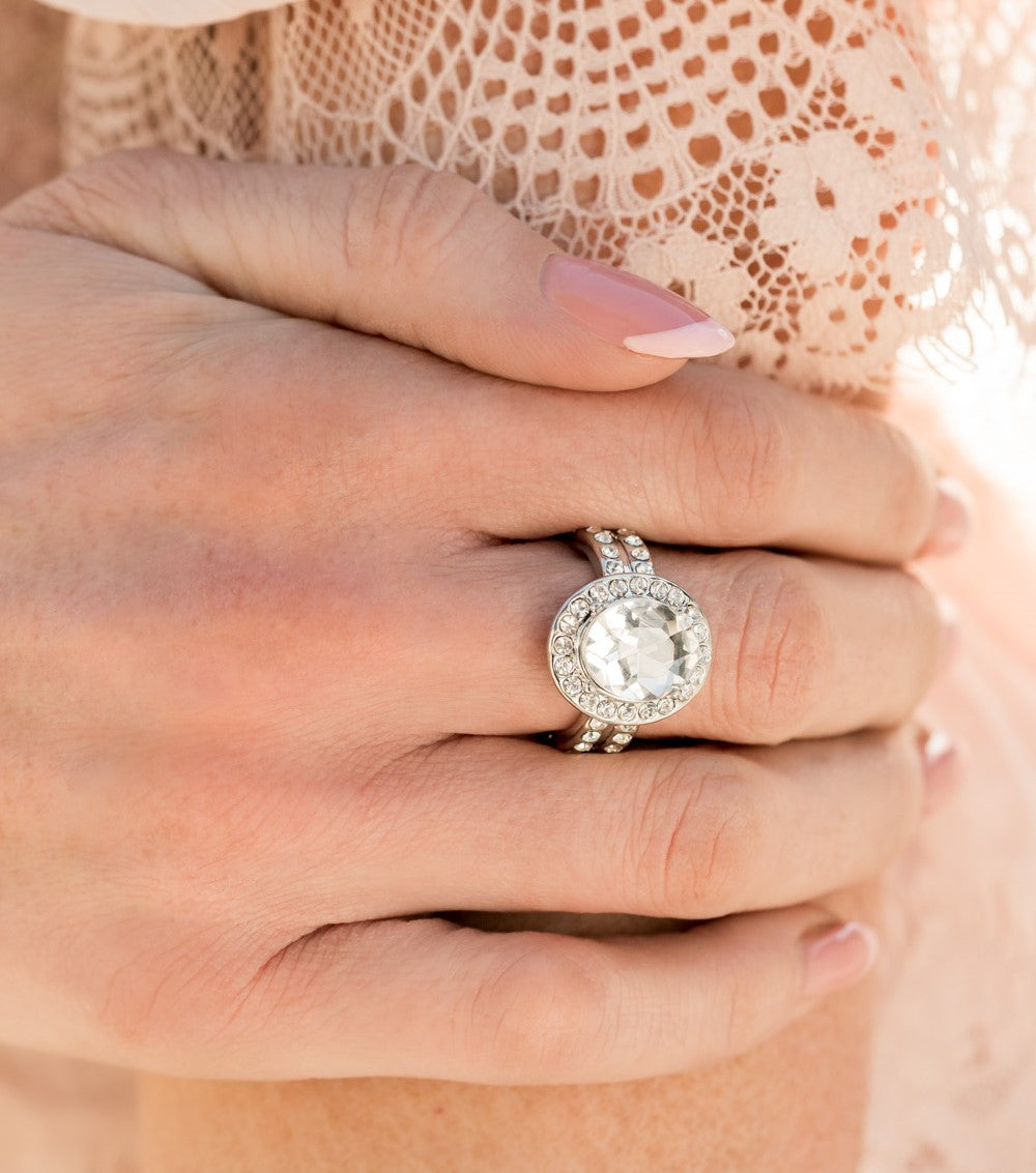 Unstoppable Sparkle White Ring