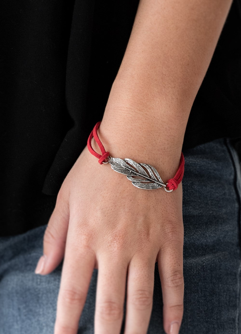 Faster Than FLIGHT Red Bracelet