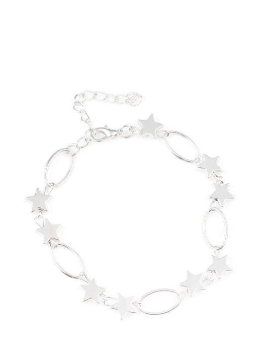 Stars and Sparks Silver Bracelet