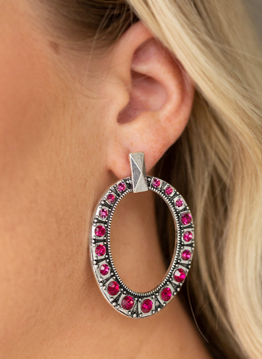 All For GLOW Pink Earrings