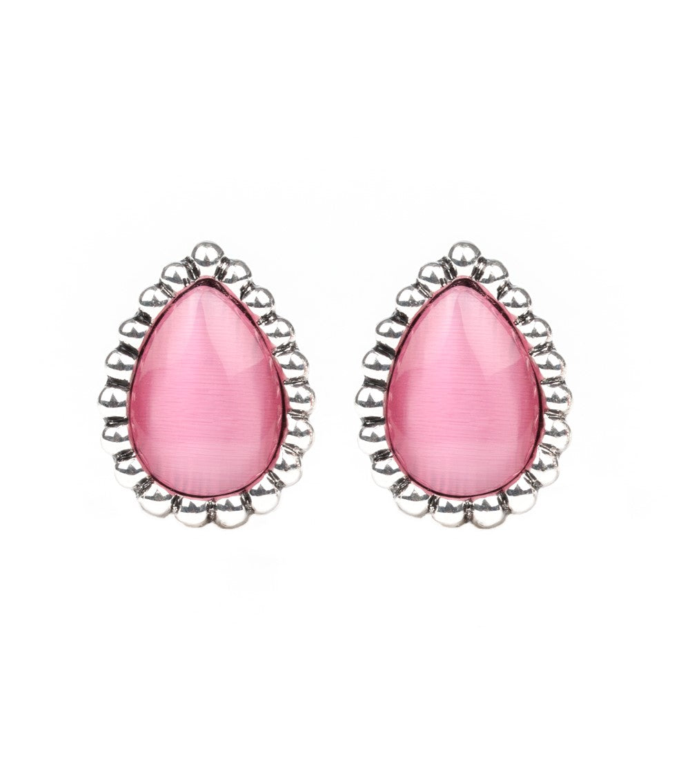 I Wanna GLOW Pink Post Earrings