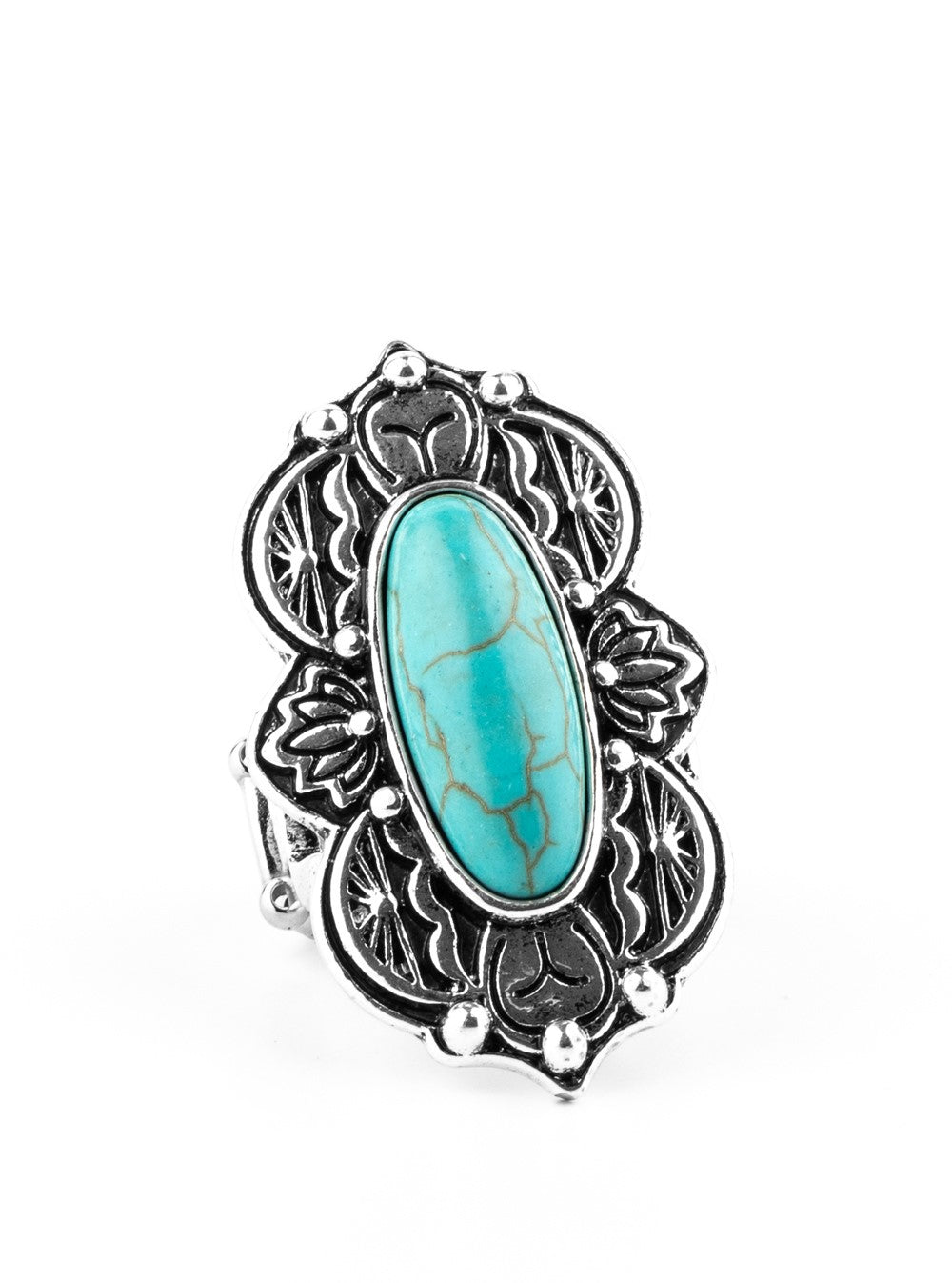 Lotus Oasis Blue Ring