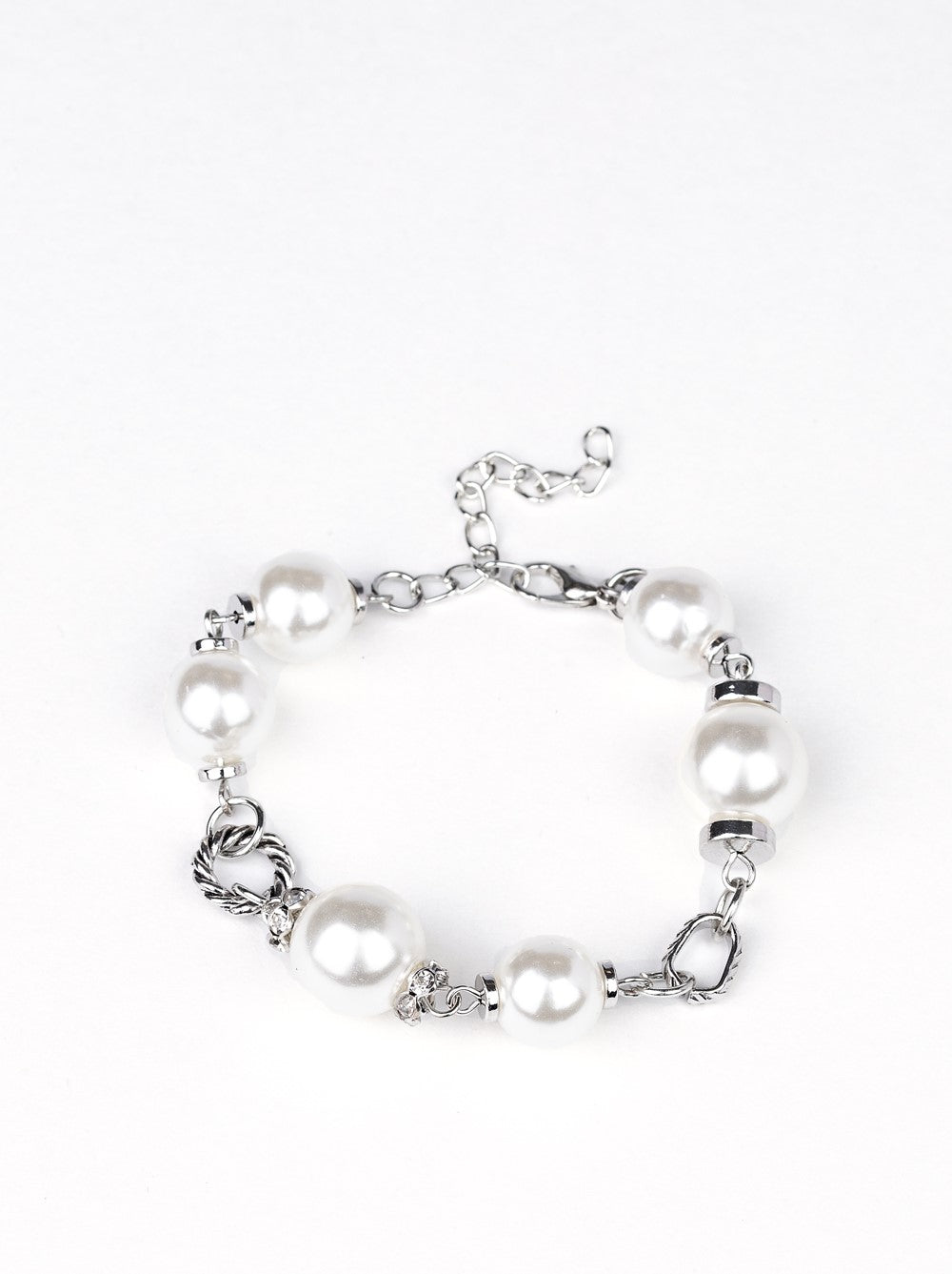 Boardroom Baller White Bracelet