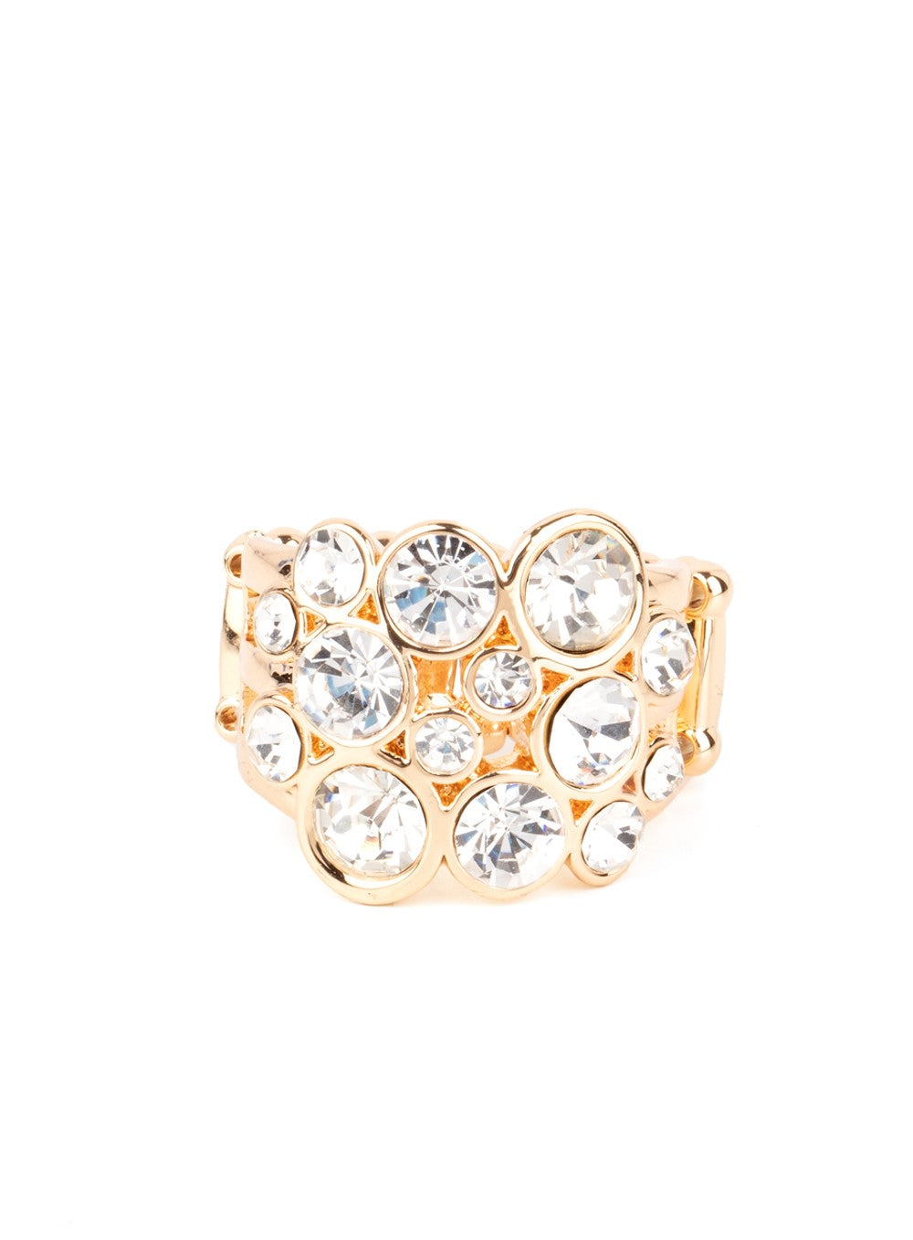 Bubbling Bravado Gold Ring