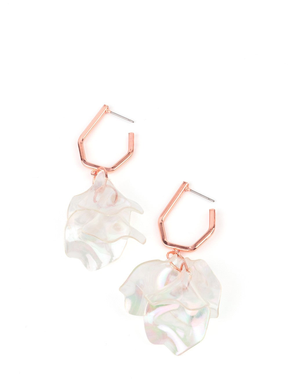 Jaw-Droppingly Jelly Copper Hoop Earrings