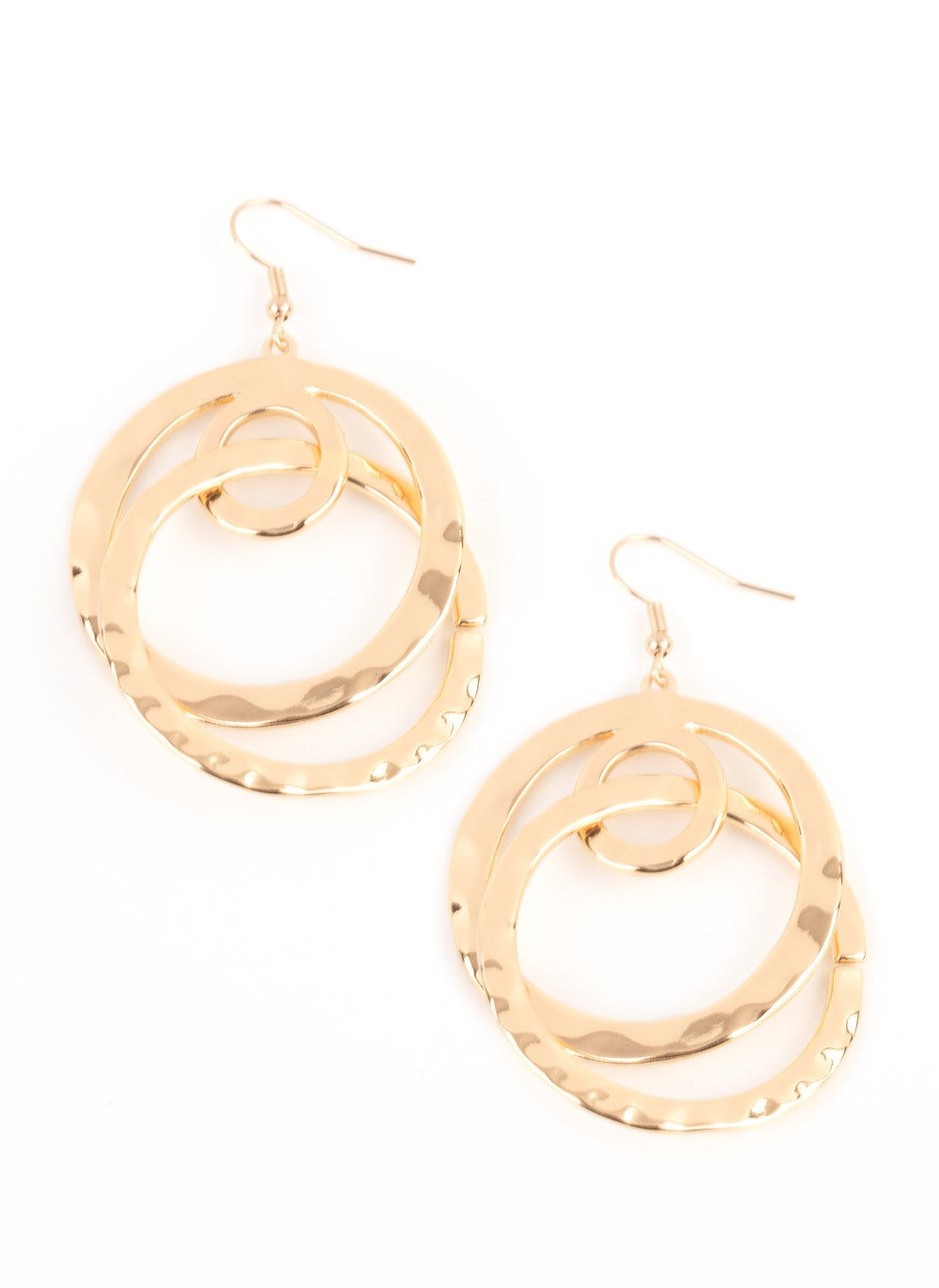 Modern Relic Gold Earrings