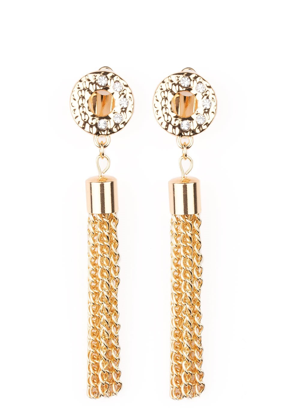 Perfectly Prestigious Gold CLIP-ON Earrings