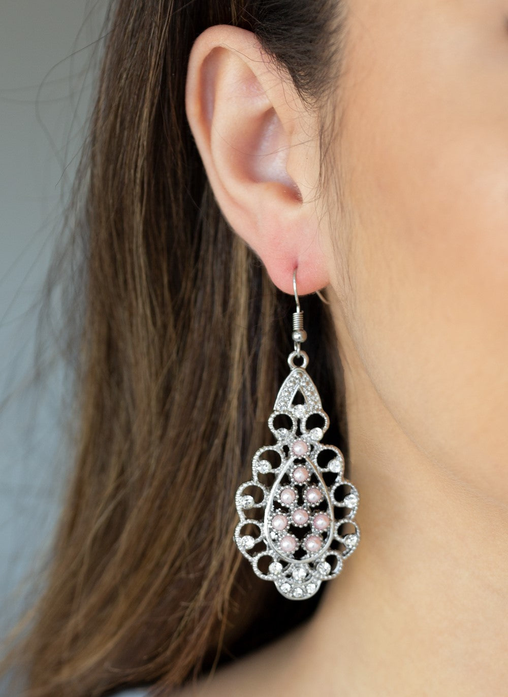 Sprinkle On The Sparkle Pink Earrings