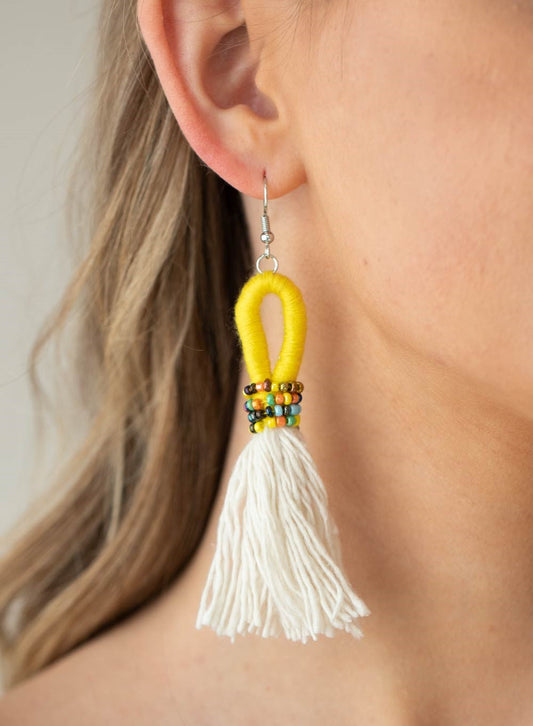 The Dustup Yellow Earrings