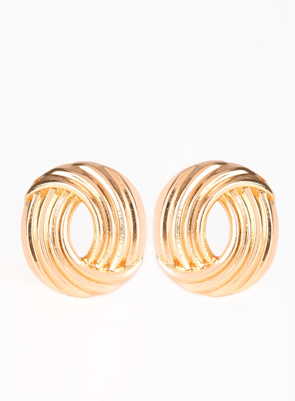 Rare Refinement Gold Post Earrings