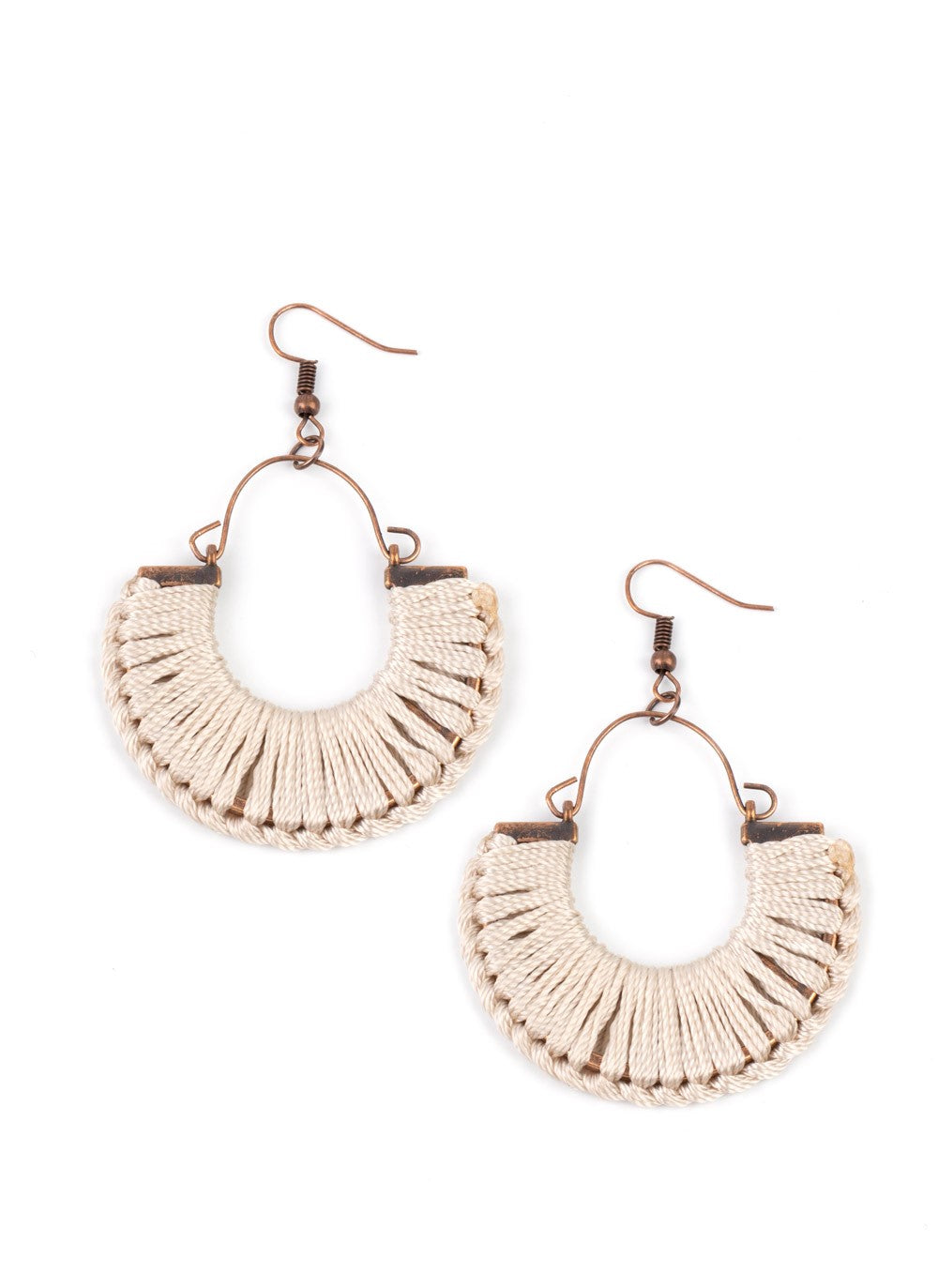 Threadable Beauty Copper Earrings