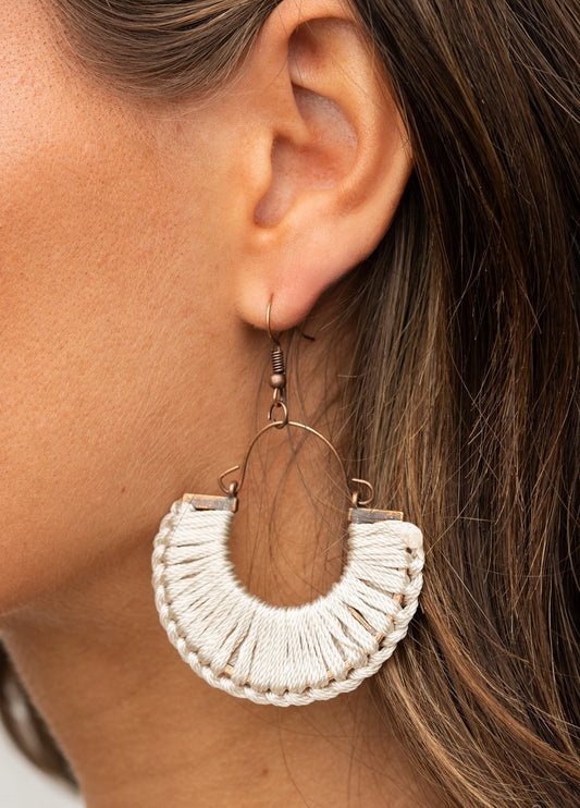 Threadable Beauty Copper Earrings
