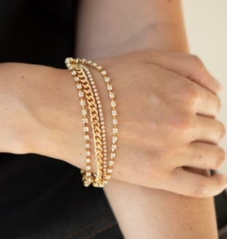 Brilliantly Beaming Gold Bracelet