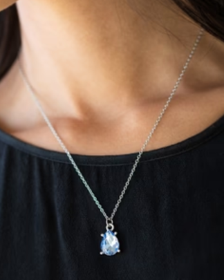 Classy Classicist Blue Necklace