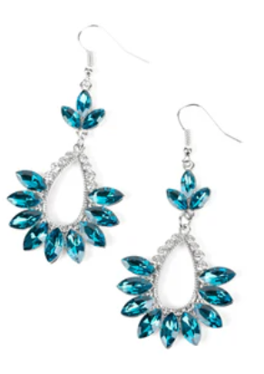 Extra Exquisite Blue Earrings