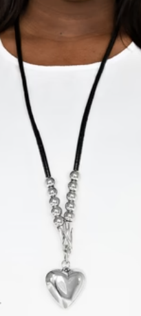 Forbidden Love Black Necklace