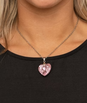 Love Hurts Pink Necklace