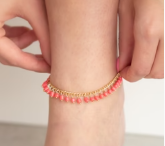 Mermaid Mix Orange Anklet