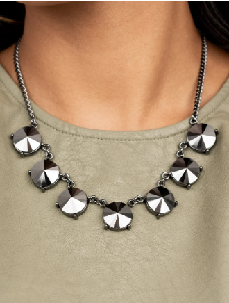 The SHOWCASE Must Go On Black Necklace