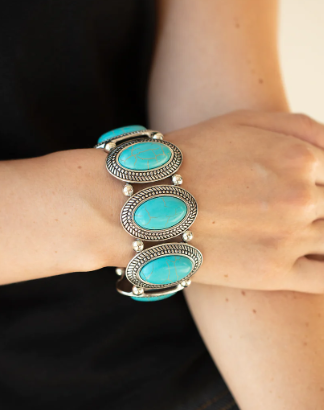 Until The Cows Come HOMESTEAD Blue Bracelet