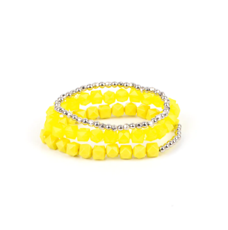 Vacay Vagabond Yellow Stretch Bracelet