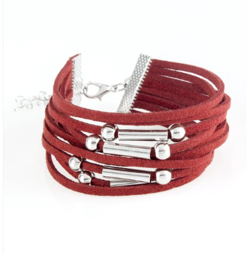 Back To BACKPACKER Red Bracelet