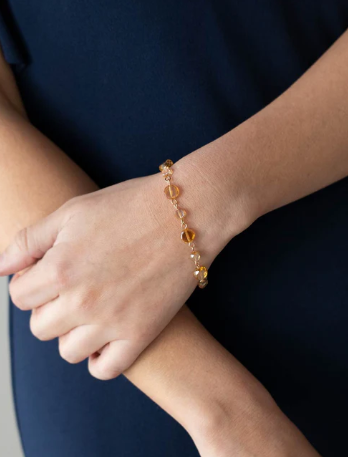 Colorfully Cosmic Gold Bracelet