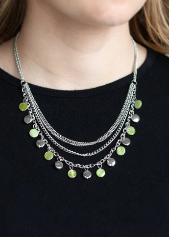 Beach Flavor Green Necklace