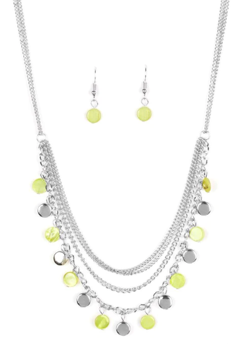 Beach Flavor Green Necklace